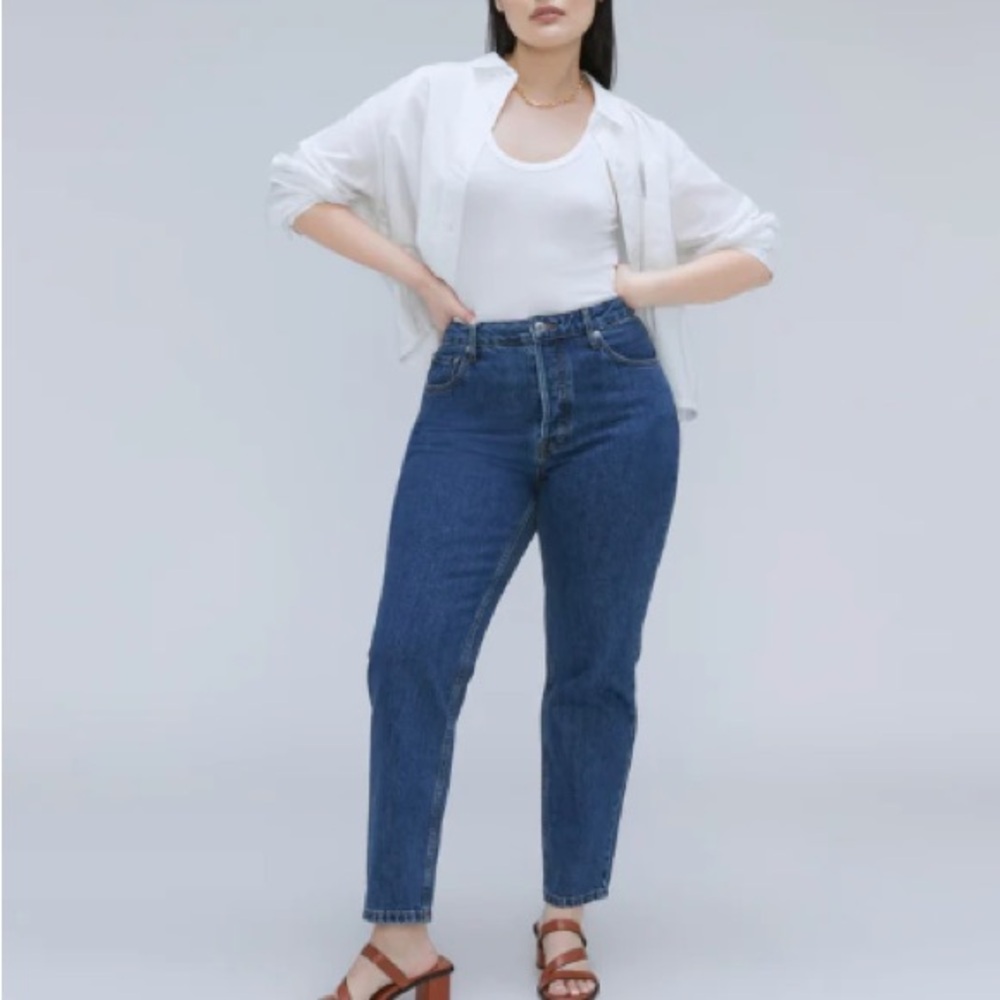 NWOT EVERLANE, Jeans The Curvy 90s Cheeky Straight Size 31 Crop